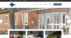 Desktop Screenshot of hotel-alte-fischereischule.de